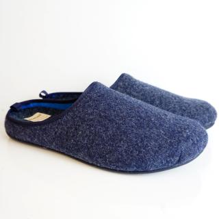 DIAMANTE BLUE MAN SLIPPERS REMOVABLE FOOTBED