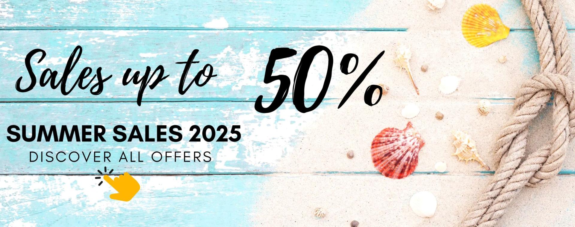 Sommerschlussverkauf 2025: bis zu 50% Rabatt, entdecken Sie alle Angebote!