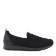 ENVAL SOFT BLACK MOCCASIN WITH WIDE FIT AND REMOVABLE FOOTBED - photo 1