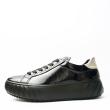 ARA SNEAKER IN SOFT AND BLACK DEER LEATHER WITH HIGH SOFT - photo 2