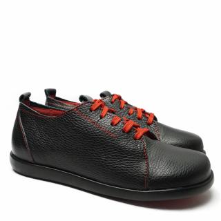 CLAMP LACED SHOE WIDE SHAPE SOFT LEATHER