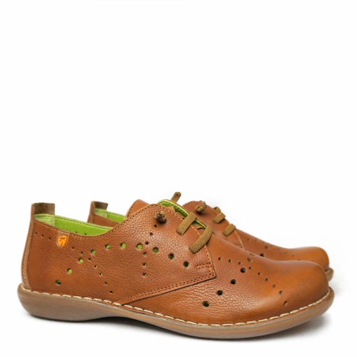JUNGLA IN PERFORATED BROWN LEATHER WITH REMOVABLE FOOTBED | SanitariaWeb