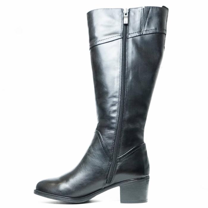CAPRICE HIGH HEEL COMFORT BOOTS AT THE CALF IN BLACK NAPPA - photo 2