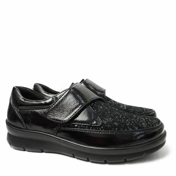 Chaussures orthopédiques noires chic pour hommes • Boutique orthopédique  (FR)