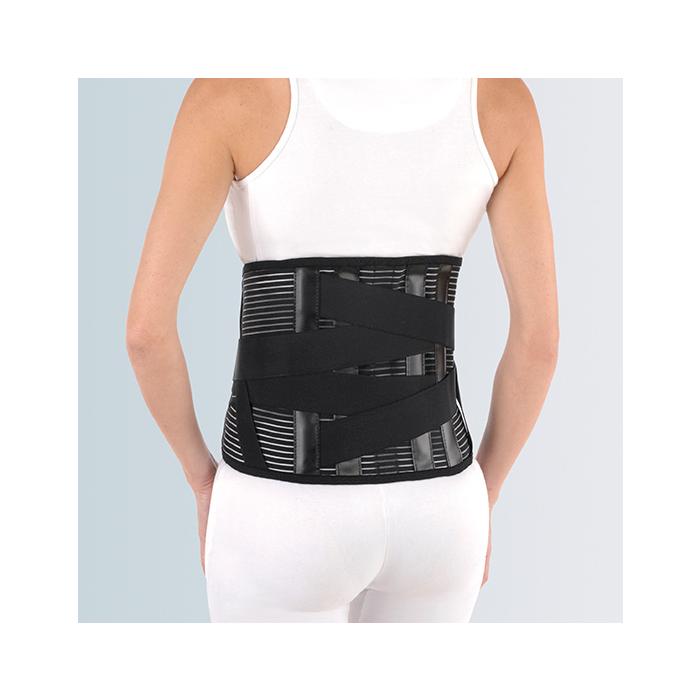 FGP STRIPED ELASTIC CORSET WITH TIE RODS