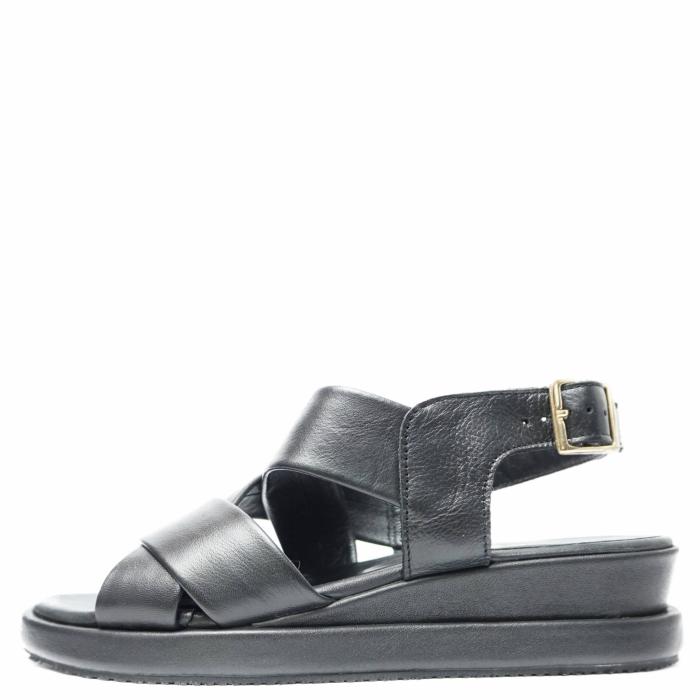 SHADDY CROSS SANDAL IN SOFT LEATHER WITH COMFORT SOLE - photo 2