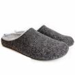 DIAMANTE REMOVABLE FOOTBED MEN SLIPPERS ANTHRACITE