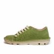 ON FOOT GREEN SUEDE SNEAKERS WITH ELASTIC LACES - photo 2