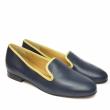 ETIENNE LEATHER BLUE MOCCASIN FOR WOMEN - photo 1