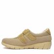 DIAMANTE BEIGE BREATHABLE FABRIC SHOES WITH DOUBLE STRAP - photo 2