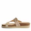 MEPHISTO HEIKE TWIST VEGA LEATHER GOLD FLIP-FLOPS WITH BUCKLE FOR WOMEN - photo 2
