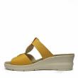 SUSIMODA BISCUIT COLOURED LEATHER SLIPPERS WITH STRAP AND REMOVABLE INSOLE - photo 2