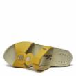 SUSIMODA BISCUIT COLOURED LEATHER SLIPPERS WITH STRAP AND REMOVABLE INSOLE - photo 3