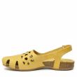 SABATINI OPEN TOE YELLOW SANDALS WITH STRAP AND MEMORY FOAM - photo 2