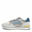 HOFF SEATTLE GRAY BLUE LEATHER TENNIS SHOES WITH LACES AND REMOVABLE INSOLE - photo 3