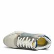 HOFF SEATTLE GRAY BLUE LEATHER TENNIS SHOES WITH LACES AND REMOVABLE INSOLE - photo 4