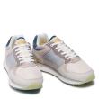 HOFF SEATTLE GRAY BLUE LEATHER TENNIS SHOES WITH LACES AND REMOVABLE INSOLE - photo 1