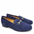 ETIENNE SUEDE LEATHER BLUE MOCCASIN FOR WOMEN