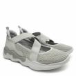 ECCO GRAY MARY JANE SNEAKERS BREATHABLE FABRIC REMOVABLE INSOLE