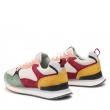 HOFF MONTREAL LEATHER AND FABRIC SNEAKERS RED GREEN YELLOW - photo 2