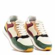 HOFF MONTREAL LEATHER AND FABRIC SNEAKERS RED GREEN YELLOW - photo 1