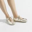 BIRKENSTOCK RYE LEATHER FLATS WITH LACES AND REMOVABLE INSOLE GOLD - photo 2