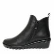 FLEXX ROBERT WOMEN'S ANKLE BOOTS IN VERY SOFT LEATHER WITH ZIPPERS BLACK - photo 2