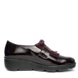 SOFFICE SOGNO MOCCASIN IN SHINY LEATHER WITH FRINGES IN WINE RED SUEDE - photo 1