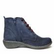 JUNGLA LOW BOOT IN BLUE LEATHER WITH ELASTICS, ZIP AND REMOVABLE FOOTBED - photo 2