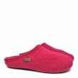 HAFLINGER EVEREST CLASSIC WOMEN'S SLIPPERS IN FUCHSIA FELT WITH REMOVABLE INSOLE