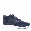 ARA WOMAN SNEAKER IN BLUE SUEDE WITH ZIPPER LACES AND REMOVABLE FOOTBED - photo 1