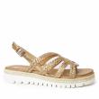 ARA SANDAL GLOSSY COPPER WOVEN LEATHER - photo 1