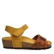 ELISIR'S SANDAL DOUBLE BAND ADJUSTABLE TWO-TONE FOOTBED GENUINE LEATHER - photo 1
