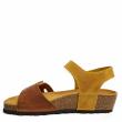 ELISIR'S SANDAL DOUBLE BAND ADJUSTABLE TWO-TONE FOOTBED GENUINE LEATHER - photo 2