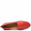 ETIENNE WOMEN'S MOCASSIN RED NAPPA REAL LEATHER - photo 3
