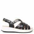 CAPRICE ELEGANT BLACK NAPPA SANDAL WITH REMOVABLE FOOTBED - photo 1