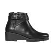 SCHOLL WOMEN'S ANKLE BOOTS PEYTON HIGH QUALITY LEATHER BLACK  - photo 5