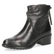 CAPRICE ANKLE BOOTS WITH HEEL AND ZIP CLOSURE LEATHER BLACK - photo 2