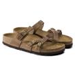 BIRKENSTOCK FRANCA TABACCO BROWN WOMEN'S CROSSED STRAPS SANDALS OILED LEATHER - photo 2