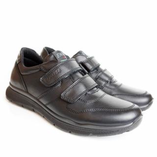 ENVAL SOFT TENNIS MAN IN BLACK NAPPA WITH DOUBLE TEAR