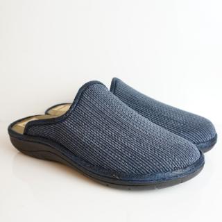 DIAMANTE SLIPPERS MAN BLUE FOOTBED EXTRASOFT