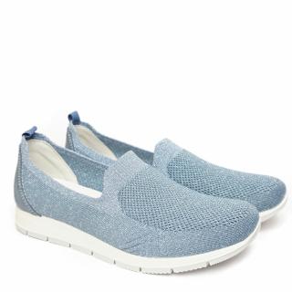 ENVAL SOFT SKY BLUE LARGE FIT MOCCASIN WITH REMOVABLE INSOLE