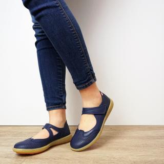 ON FOOT BLUE MARY-JANE ULTRA LIGHT BOTTOM WITH STRAP