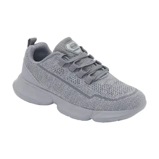 DR SCHOLL CAMDEN TWO TENNIS SHOE IN GRAY FABRIC WITH REMOVABLE FOOTBED