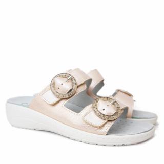 CINZIA SOFT SLIPPERS REMOVABLE BUCKLE/RIP FOOTBED