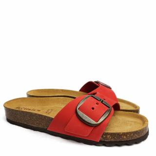 ELISIR'S LEATHER FOOTBED SLIPPERS