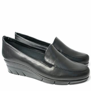 THE FLEXX HUGE GRANT TOO SOFTY LOAFERS IN BLACK NAPPA