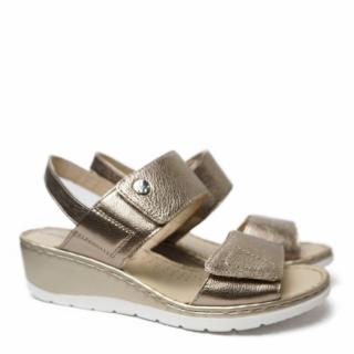 CAPRICE DOUBLE STRAP SANDAL WITH STRAP AND MEDIUM WEDGET