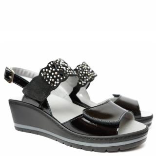 PODOLINE PATTI SANDAL PREPARED WITH SINGLE TEAR BAND BEADS REMOVABLE FOOTBED STRAP
