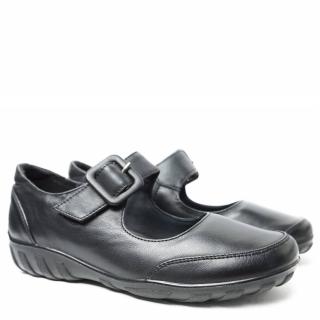 COMFORT SUMMER LEATHER SHOE WITH REMOVABLE FOOTBED TEAR